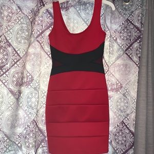 Charlotte Russe Size XS Red w/black dress